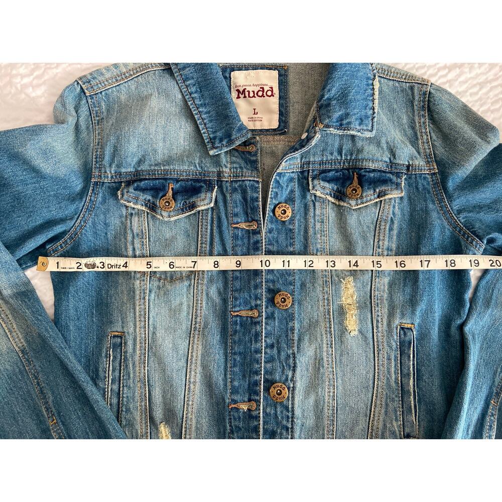 Timeless Distressed Denim Jacket - image 3